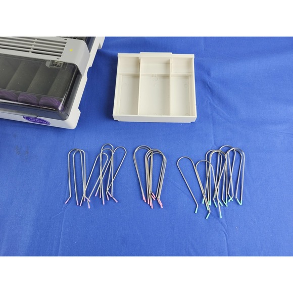 Vidal Sassoon Slimline Hairsetter Hot Curlers 20 Flocked Rollers w Clips VS-370 - Picture 6 of 9